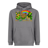 Storm Peace love St. Patrick's Day Heavyweight Hoodie - OliviaCreatesArt