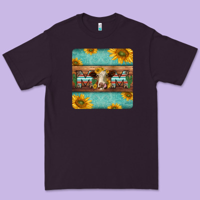 Hereford Cattle Mom Coaster Premium Tee Designed By Jasminsmagicworld