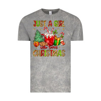 Cloud Rock just a girl who loves christmas Vintage Tee - MaliasSmallBusiness