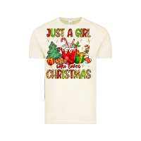 Vintage Arctic just a girl who loves christmas Vintage Tee - MaliasSmallBusiness
