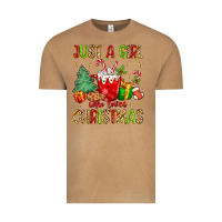 Vintage Camel just a girl who loves christmas Vintage Tee - MaliasSmallBusiness