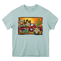 Arona western truck cowboy gnome background Heavy Core Tee - BarkalooDesign