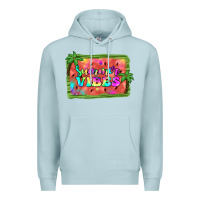 Blue Mist summer vibes watermelon Premium Hoodie - JahusDesignShop