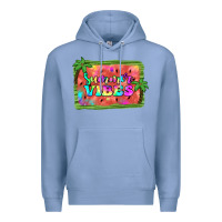 Colony Blue summer vibes watermelon Premium Hoodie - JahusDesignShop