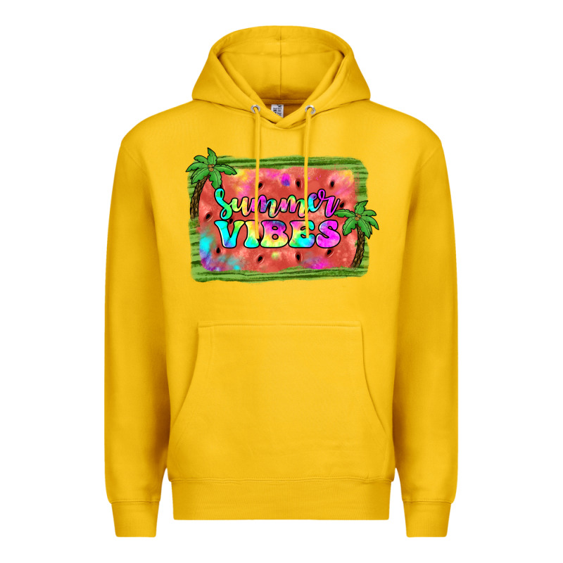 Summer Vibes Watermelon Premium Hoodie by JahusDesignShop | Teevron
