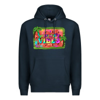 Navy summer vibes watermelon Premium Hoodie - JahusDesignShop