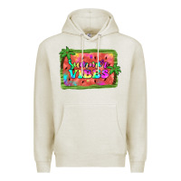 Oatmeal Heather summer vibes watermelon Premium Hoodie - JahusDesignShop