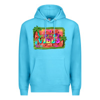 Ocean Blue summer vibes watermelon Premium Hoodie - JahusDesignShop