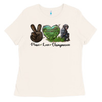 Bone Peace Love Chimpanzee Ladies Tee - LillyAllenDesigns