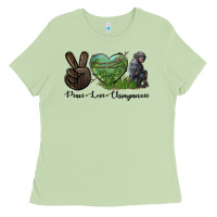 Matcha Peace Love Chimpanzee Ladies Tee - LillyAllenDesigns