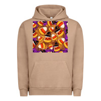 Pigment Burro Candy Pattern Urban Hoodie - CowhideDigitalArt
