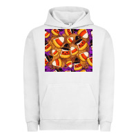 Pigment Lunar Rock Candy Pattern Urban Hoodie - CowhideDigitalArt