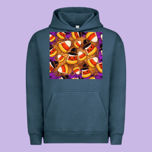 Candy Pattern Urban Hoodie Designed By Cowhidedigitalart