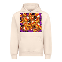 Sandshell Candy Pattern Urban Hoodie - CowhideDigitalArt