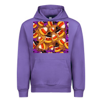 Tulip Candy Pattern Urban Hoodie - CowhideDigitalArt