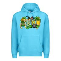 St. Patrick's Day Coffee Cups Premium Hoodie | Teevron