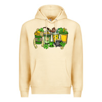 Pina Colada St. Patrick's Day coffee cups Premium Hoodie - HowdyJamesFarm