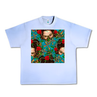 Grape Ice Messy Bun Mom And Cross With Leopard Patterns Urban Heavy Tee - BundleAndBundleShop