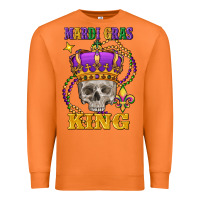 Carrot Skull Mardi Gras king Premium Sweatshirt - FaDigitalArtStudio