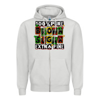 Dove Grey 100 pure brown sugar extra fine Zipper Hoodie - CowGirlArtShop