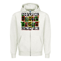 Oatmeal Heather 100 pure brown sugar extra fine Zipper Hoodie - CowGirlArtShop