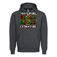 Smoke 100 pure brown sugar extra fine Zipper Hoodie - CowGirlArtShop
