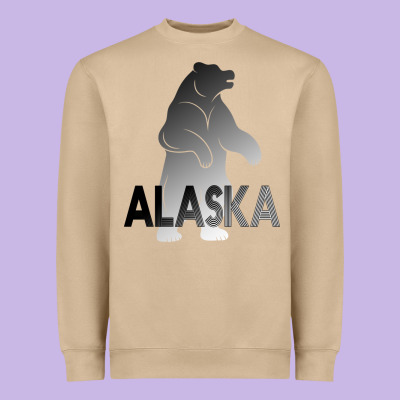 Alaska Bear Heavyweight Sweatshirt Designed By Bettercallsaul