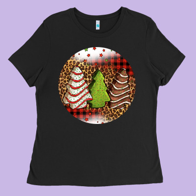 Christmas Tree Cakes Christmas Ladies Tee Designed By Jasminsmagicworld