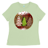 Matcha Christmas tree cakes Christmas Ladies Tee - Jasminsmagicworld