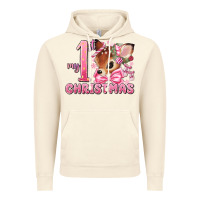 Vintage Artic my first christmas pink reindeer Vintage Hoodie - MaliasSmallBusiness