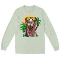 Matcha camel with oasis Long Sleeve Tee - BarkalooDesign