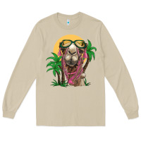 Mushroom camel with oasis Long Sleeve Tee - BarkalooDesign