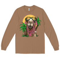 Toasted Coconut camel with oasis Long Sleeve Tee - BarkalooDesign