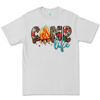 Dove Grey camp life Premium Tee - JahusDesignShop