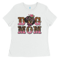 White dog mom dachshund Ladies Tee - BarkalooDesign