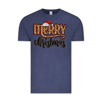 Vintage Denim merry christmas Vintage Tee - MaliasSmallBusiness