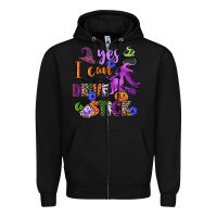 Black yes i can drive a stick Zipper Hoodie - CowGirlArtShop
