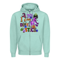 Seafoam yes i can drive a stick Zipper Hoodie - CowGirlArtShop