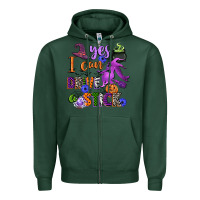 Sports Green yes i can drive a stick Zipper Hoodie - CowGirlArtShop