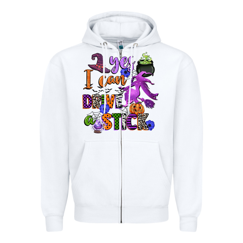 Yes I Can Drive A Stick Zipper Hoodie by CowGirlArtShop | Teevron