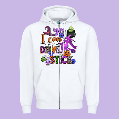 Yes I Can Drive A Stick Zipper Hoodie Designed By Cowgirlartshop