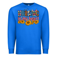 True Royal Nursing In My Heart Premium Sweatshirt - FaDigitalArtStudio