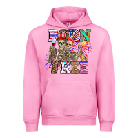 Fuchsia Pink boy grandma Urban Hoodie - CowhideDigitalArt