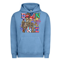 Pigment Pebble Blue boy grandma Urban Hoodie - CowhideDigitalArt
