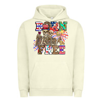 Pigment Pistachio boy grandma Urban Hoodie - CowhideDigitalArt
