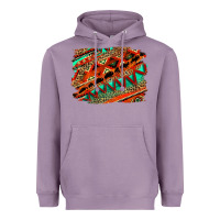 Lavender western aztec background pattern Heavyweight Hoodie - OliviaCreatesArt