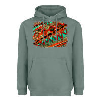 Sage western aztec background pattern Heavyweight Hoodie - OliviaCreatesArt