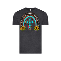Vintage Black cross rainbow Vintage Tee - JahusDesignShop