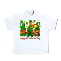 White happy st. patricks day with gnomies Urban Heavy Tee - BundleAndBundleShop