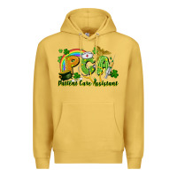 Antique Gold PCA Patient Care Assistant St. Patrick's Day Premium Hoodie - CowGirlArtShop